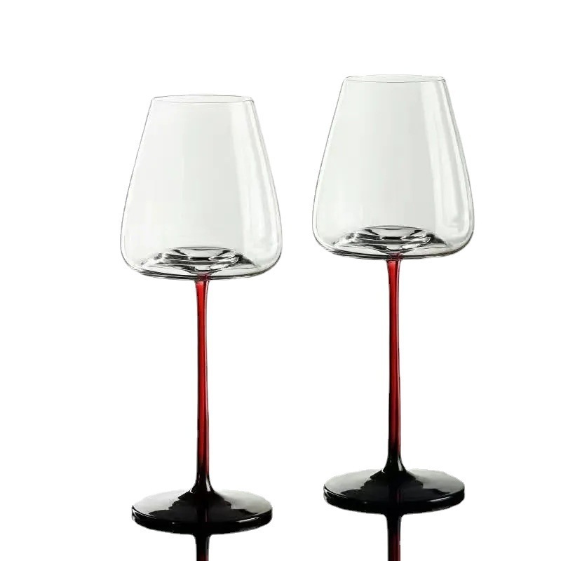 Unique Design Crystal Clear Glass Wine Glasses For Red And White Wine