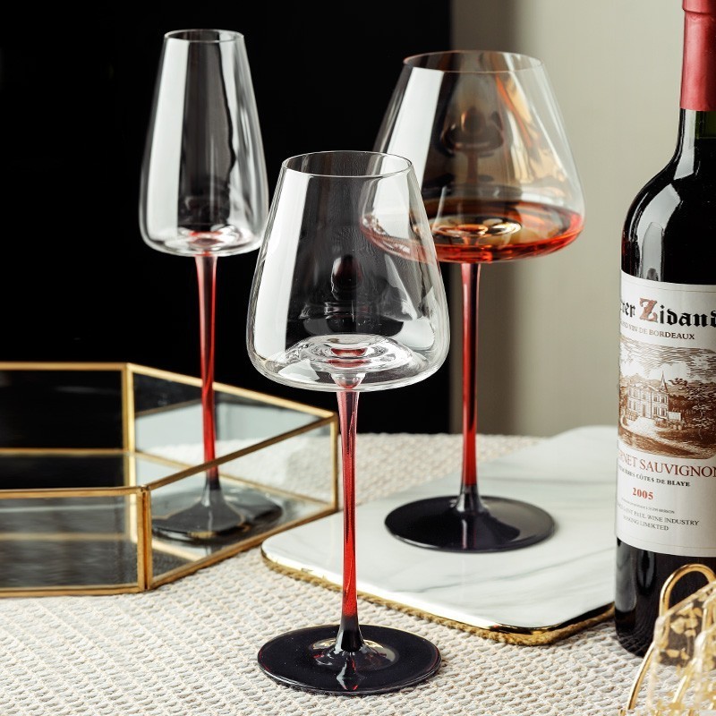 Unique Design Crystal Clear Glass Wine Glasses For Red And White Wine