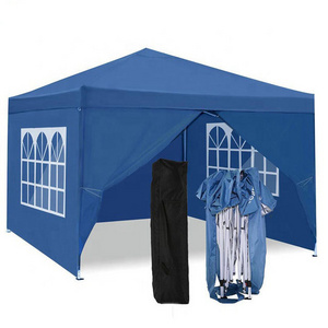 10*10FT Gazebo Outdoor Pop Up Beach Canopy for party,  3*3m canopy tent with side wall and wheel bag water proof function