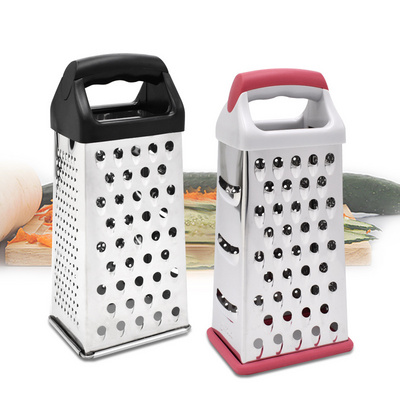 Multi-functional 9 inch stainless steel 4 sides grater graters vegetable cheese grater kitchen tools