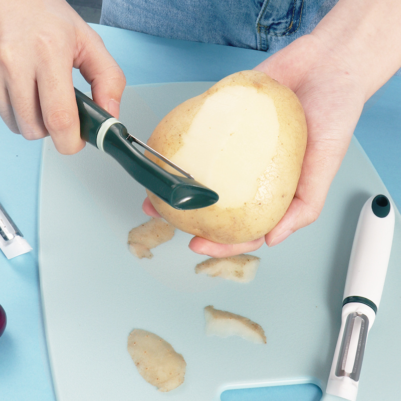 Potato Peeler And Slicer Machine Kitchen Multi Functional Stainless Steel I Shape Fruit And Vegetable Peeling Knife