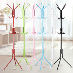 5 color Hooks Coat Rack Hat Stand Tree Clothes Hanger Umbrella Holder Metal Organizer