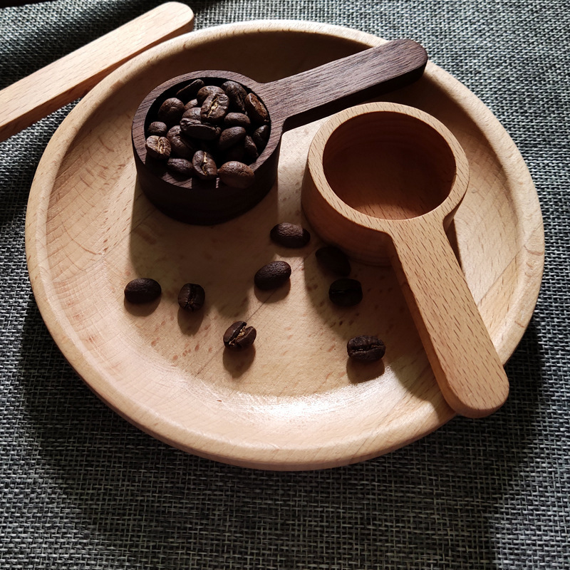 Wooden Coffee Spoon In Beech Coffee Scoop Measuring Scoop For Coffee Beans Wood Table Spoon