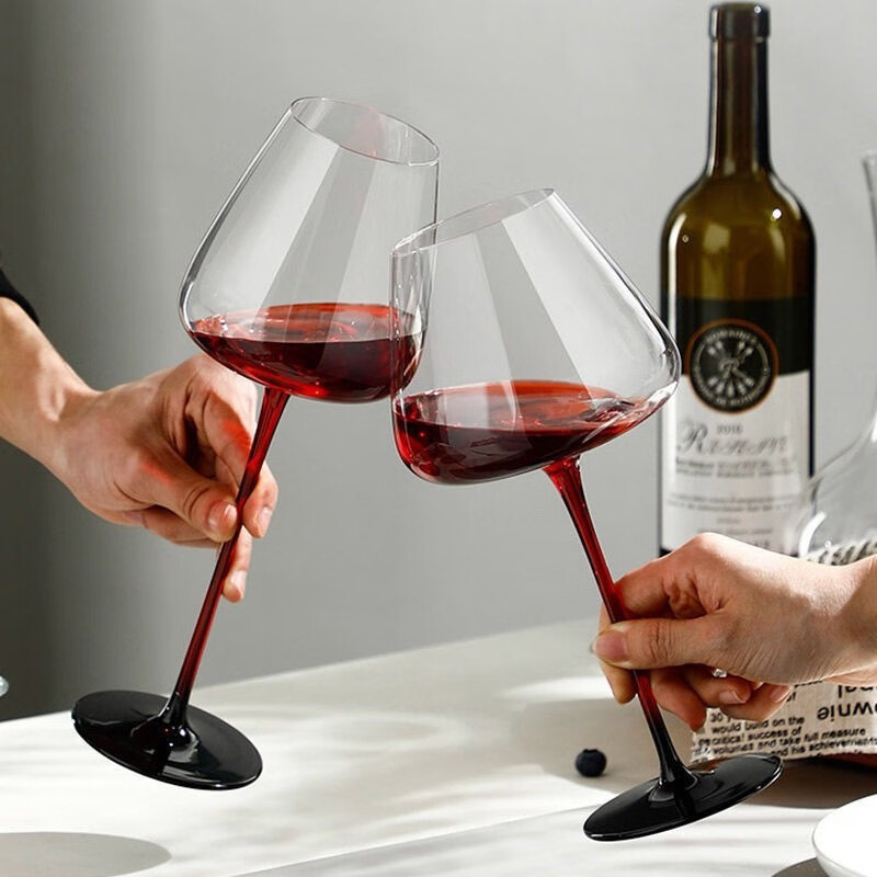 Unique Design Crystal Clear Glass Wine Glasses For Red And White Wine