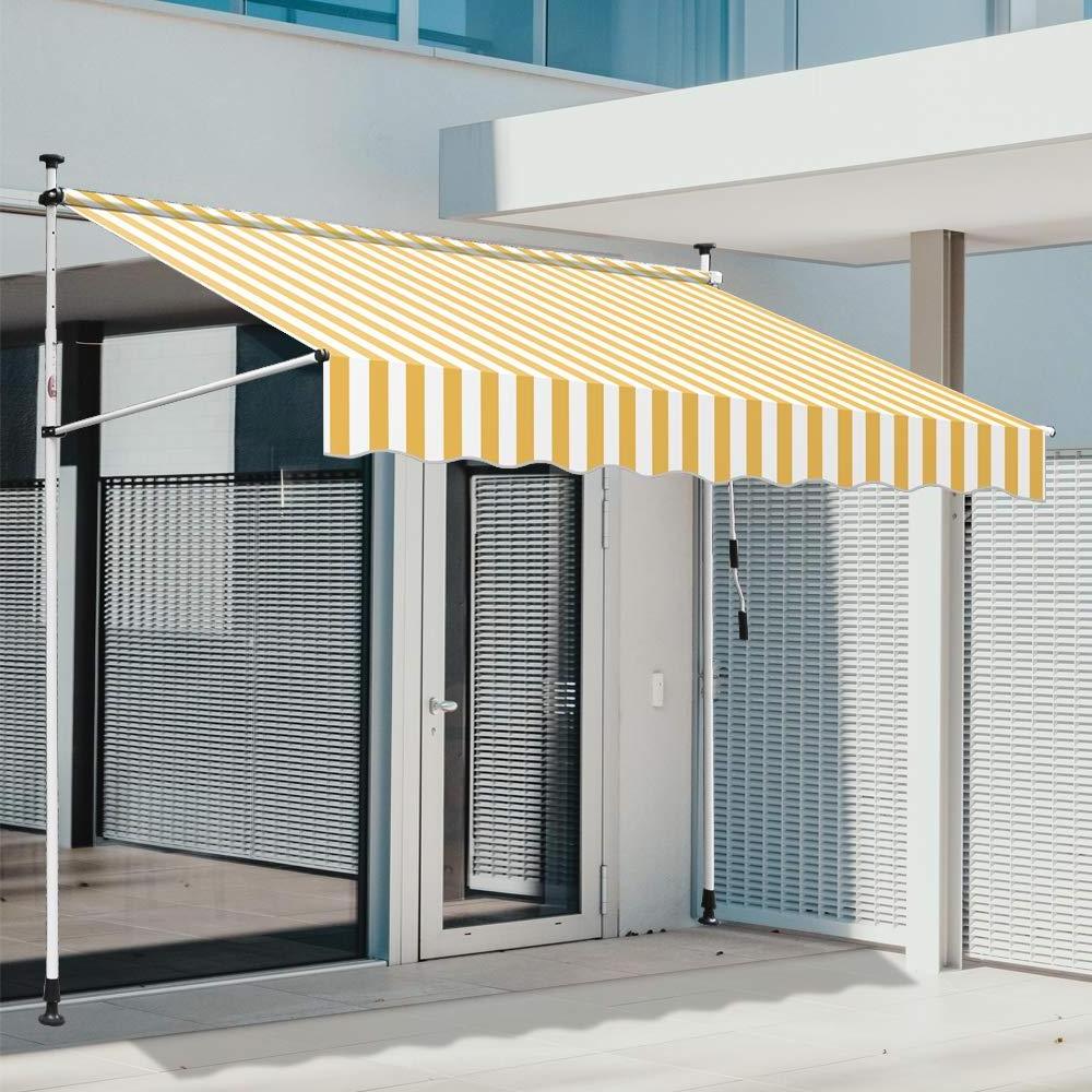 Top Sunshade Canvas Patio Gazebo Canopy Awning Outdoor Patio Garden Awning