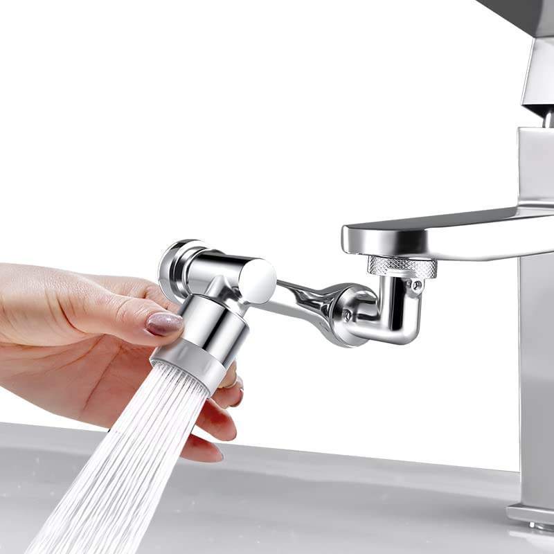 Universal Splash Filter Swivel Sink Faucet Aerator 1080 Rotate Water Dual Function Bathroom Faucet Basin Extender Kitchen