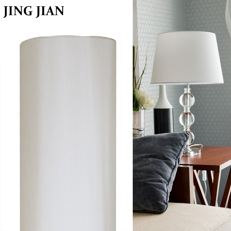 Modern Fabric Light Shade Grey White Drum Lampshade Round Ceiling Pendant Lamp Decorated Lamp Shade