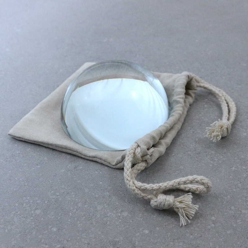 100mm Glass Reading Magnifying Glass Paperweight Dome Magnifier For Elderly