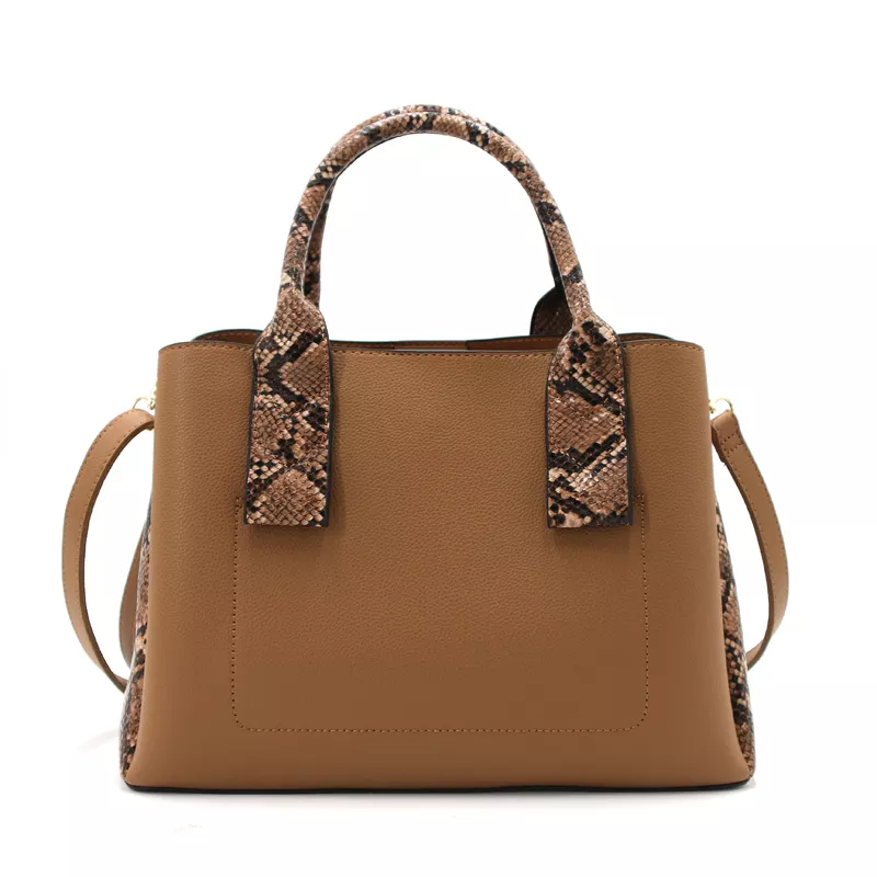 2024 Custom Snake Vegan Leather Bucket Bag Handbag For Women Ladies Fashion