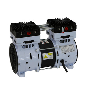 1HP compressor head small oil free silent air compressor pump