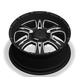 Size 20x9 PCD 5x150 6x139.7  ET 20-50 Black Full Painting Machine Face 4x4 Aluminum Alloy Wheels Rims