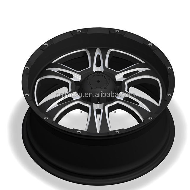 Size 20x9 PCD 5x150 6x139.7  ET 20-50 Black Full Painting Machine Face 4x4 Aluminum Alloy Wheels Rims