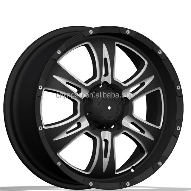 Size 20x9 PCD 5x150 6x139.7  ET 20-50 Black Full Painting Machine Face 4x4 Aluminum Alloy Wheels Rims