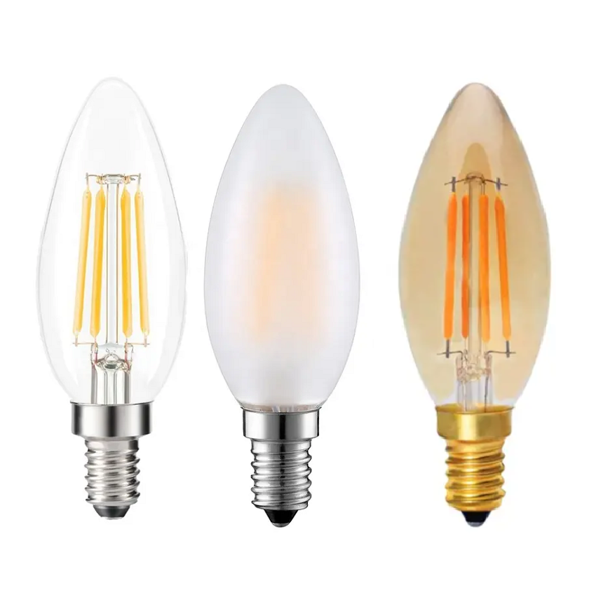 LED Bulb C32 C35 2w 4w 6w Vintage Led Light Bulb 2700K Clear Glass Smart Edison Bulb