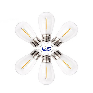 Outdoor Decoration Plastic Shatterproof e26/27 S14 Filament Led Bulb for patio string light