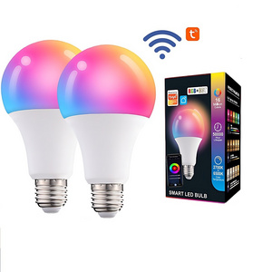 RGB E26/E27 Bluetooth Dimming Color Changing WiFi Globe Bulb Light LED Lighting Smart Bulb