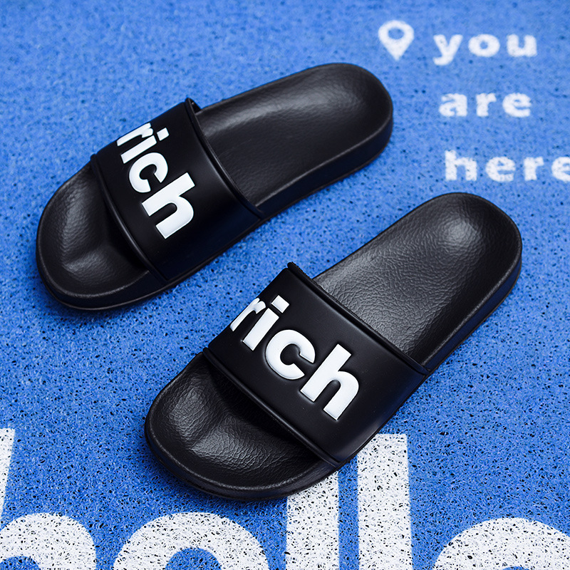 Man Custom Printed Slippers Slides Sandal Footwear Logo Custom Sandalias Slides Low Moq Pvc Custom Print Slides for Men