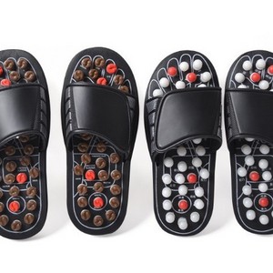 Acupoint Massage Slippers Slides Sandal Feet Therapy Medical Rotating Foot Massager Shoes Unisex Acupressure Slippers