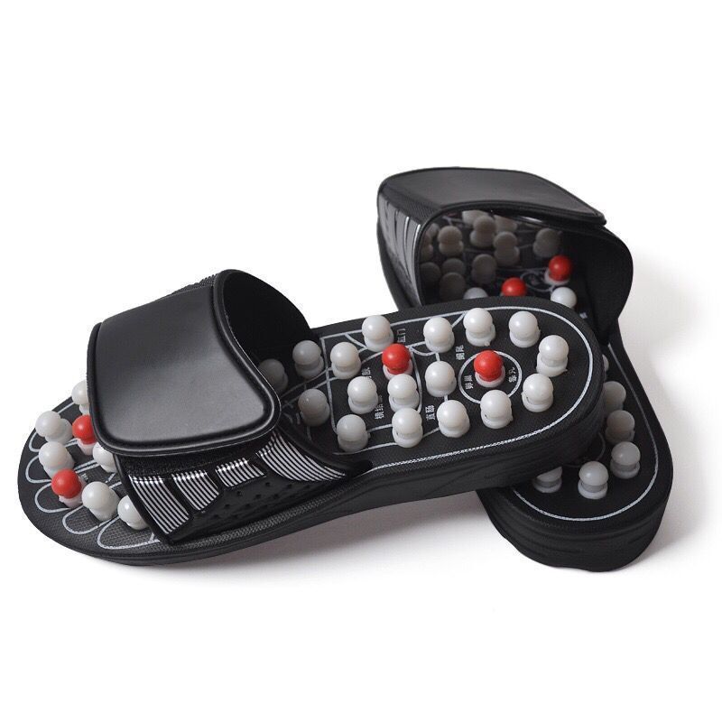 Acupoint Massage Slippers Slides Sandal Feet Therapy Medical Rotating Foot Massager Shoes Unisex Acupressure Slippers