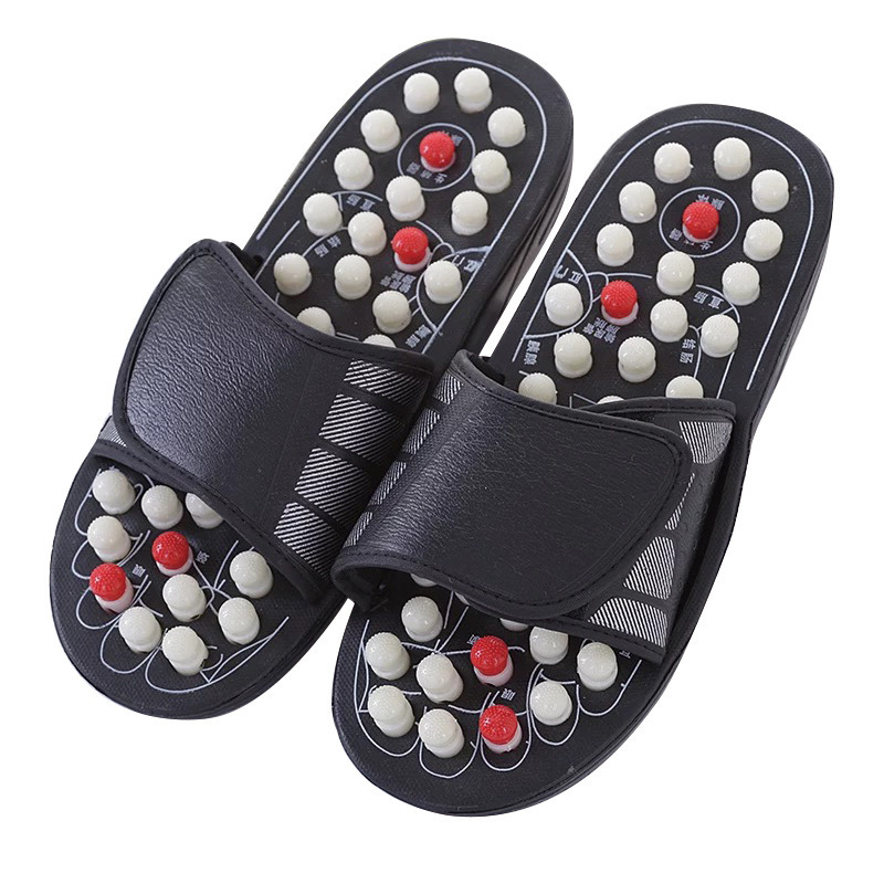 Acupoint Massage Slippers Slides Sandal Feet Therapy Medical Rotating Foot Massager Shoes Unisex Acupressure Slippers