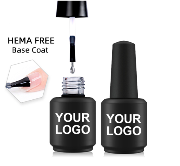 Factory Price Private Label Nail Glue Base Coat Hema Free Gel Base Professional Nail Salon