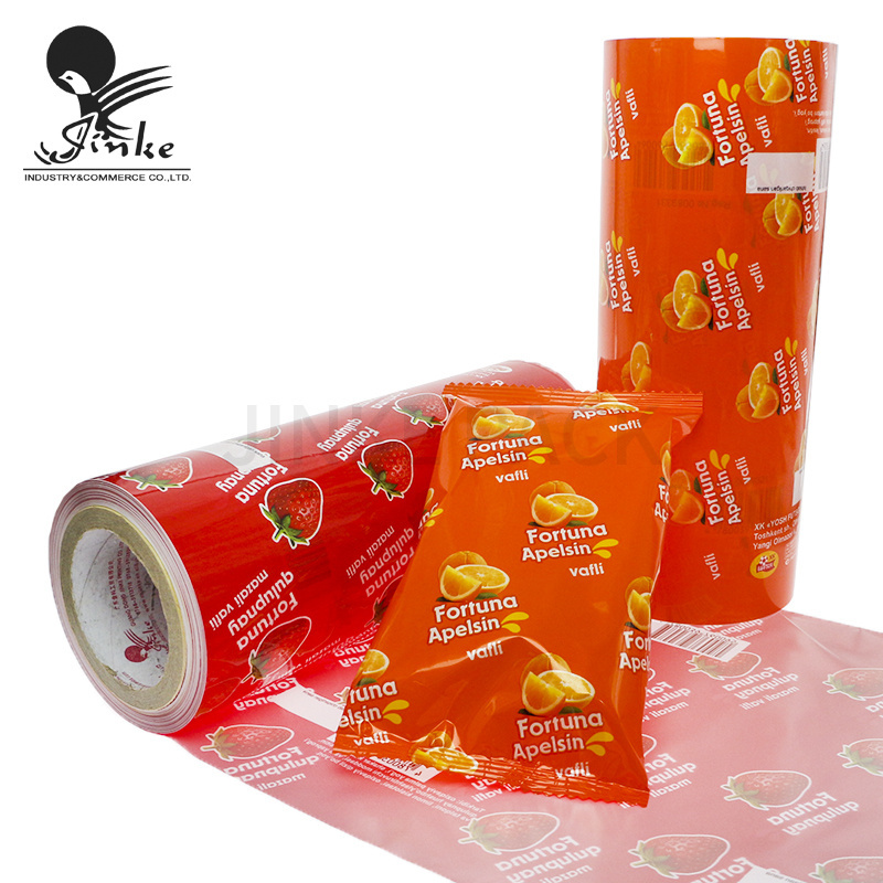 custom printed snack potato chips crisps food packaging plastic bag with inside foil flexible roll film