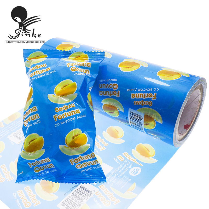 custom printed snack potato chips crisps food packaging plastic bag with inside foil flexible roll film