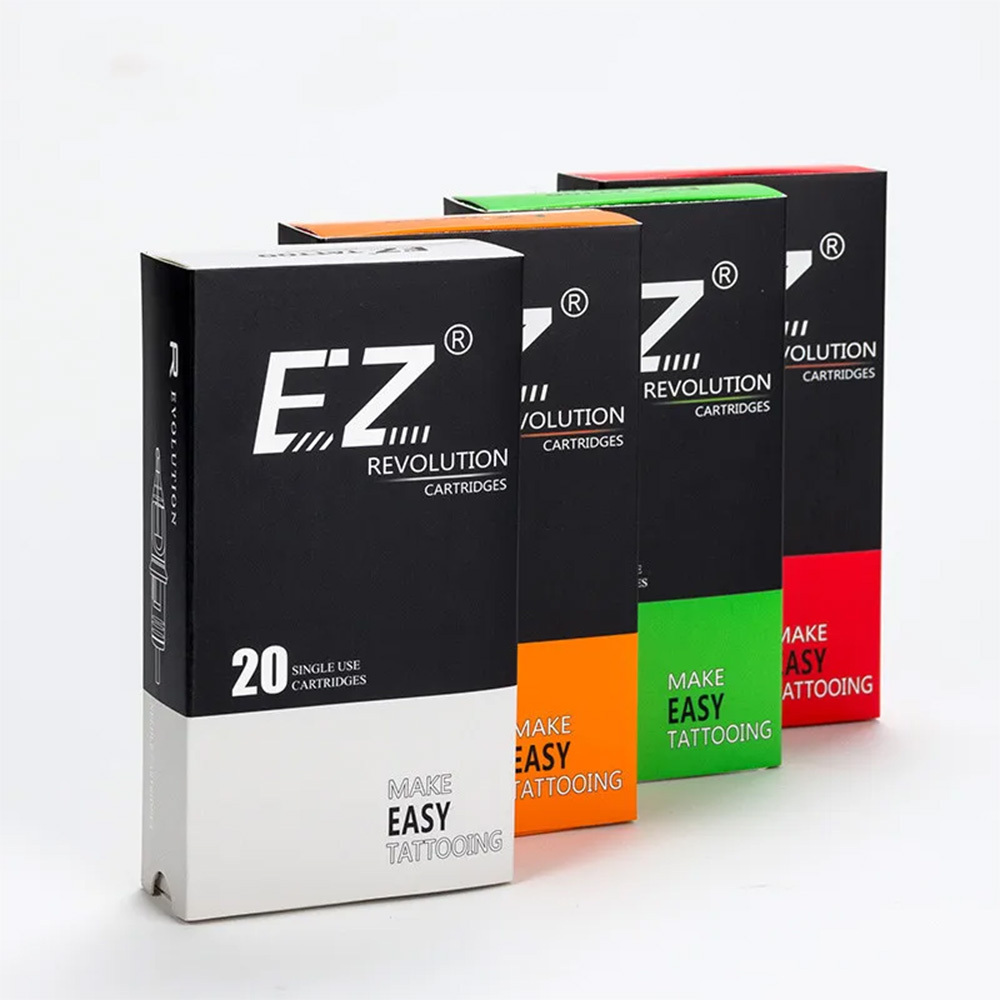 EZ Tattoo Revolution M1 Magnum #8 #10 #12 Stainless Steel 20Pcs Disposable Tattoo Needle Cartridge