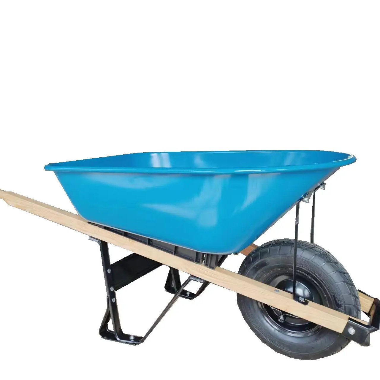 180kg heavy duty 6CBF capacity wooden handle WB7303 construction wheelbarrow 97 wheel barrow