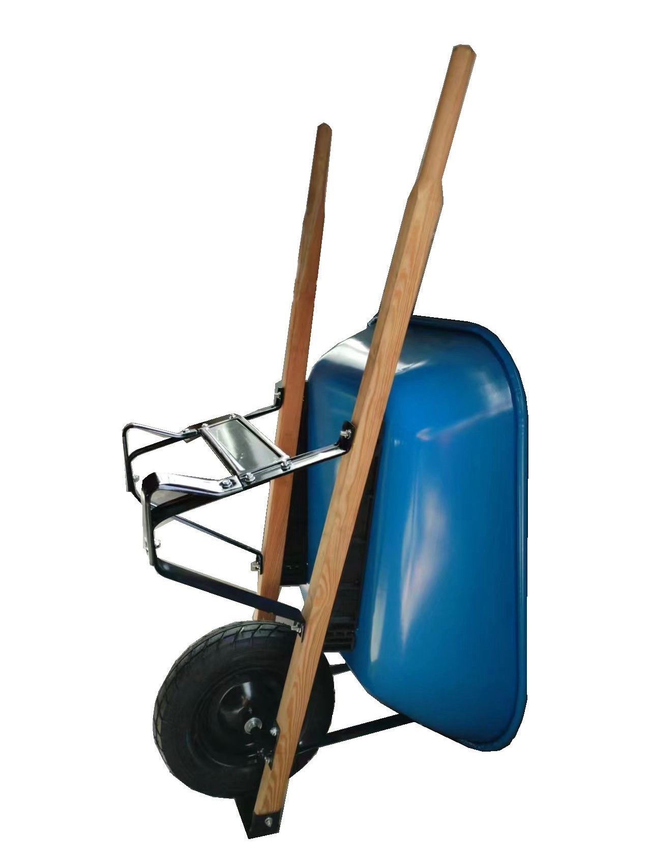 180kg heavy duty 6CBF capacity wooden handle WB7303 construction wheelbarrow 97 wheel barrow