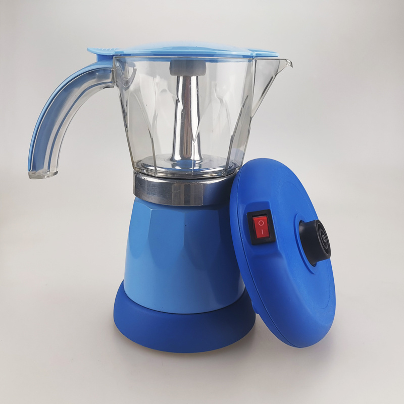 spanish coffee maker electric coffee machine Blue/Red/Green/Silver