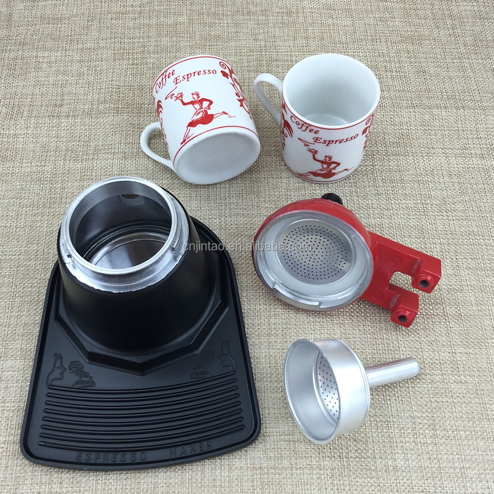 2cups mini stove up aluminum small coffee maker espresso coffee maker