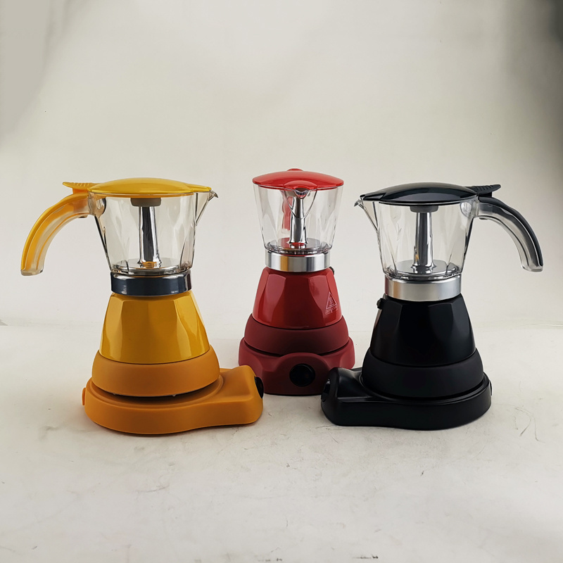 European electric espresso coffee maker 3 cups moka coffee pot JT01-3(339)