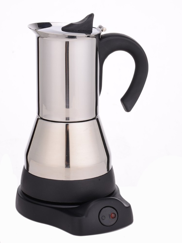 Electric stainless steel coffee espresso machines maker