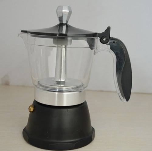 Burning ordinary coffee maker espresso stove up and microwave coffee maker 4 cups coffee pot JKL40004(8R0)