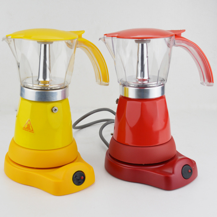 Convenient 6 cups electrical coffee maker low wattage electric appliances coffee maker