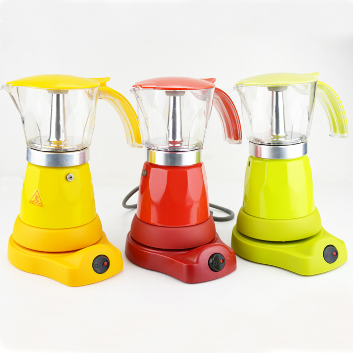 Convenient 6 cups electrical coffee maker low wattage electric appliances coffee maker