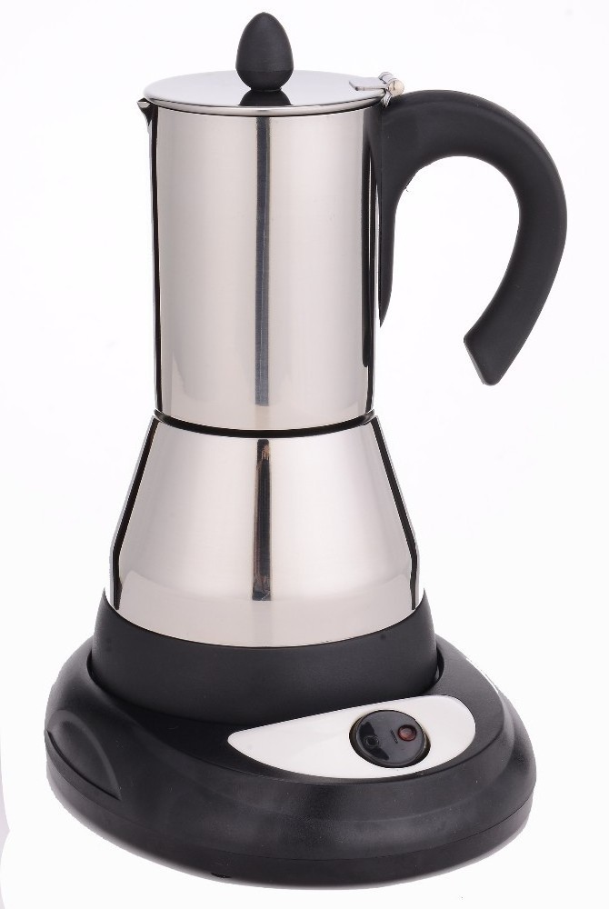 Electric stainless steel coffee espresso machines maker