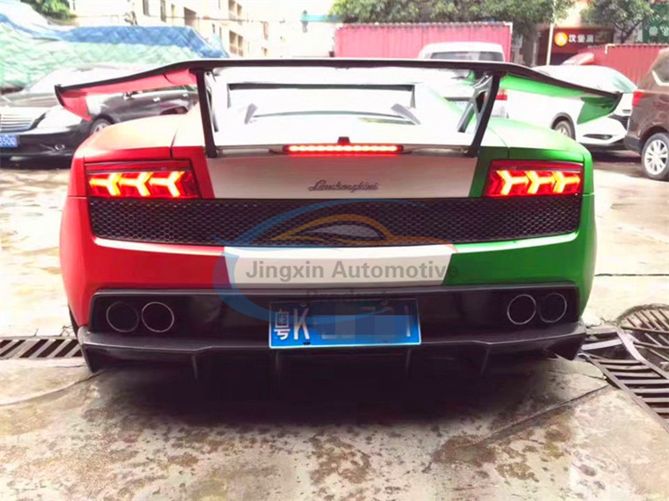 Suitable for Lamborghini Gallardo LP550 560 570 modified carbon fiber DMC style body kit rear diffuser.