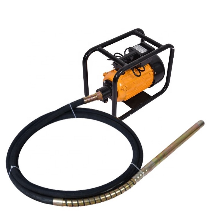 construction concrete vibrator electric vibrating motor 1.5kw vibradora de concreto vibrator machine for concrete