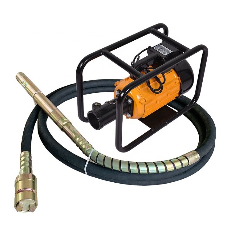 construction concrete vibrator electric vibrating motor 1.5kw vibradora de concreto vibrator machine for concrete