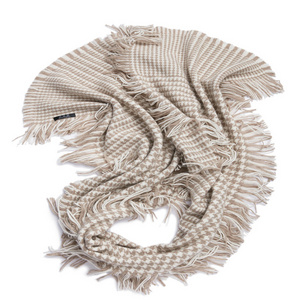 Elegant cashmere stole shawl popular jacquard weave pashmina scarf shawl