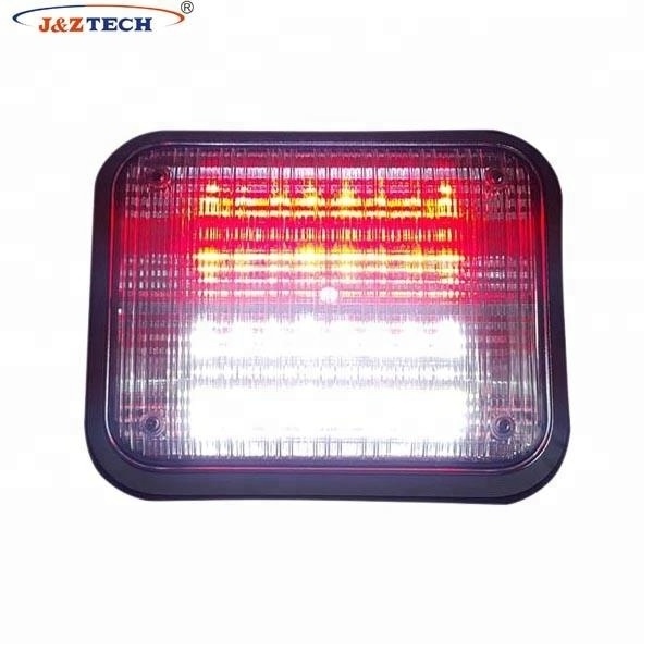 9*7 inches 12V emergency vehicle side marker warning led warning strobe ambulance square lights