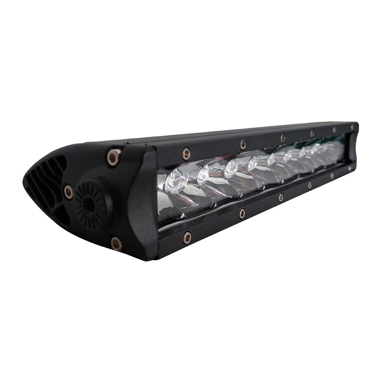 Ultra bright IP67 waterproof 10-30V 6000K Single Row LED off road light bar