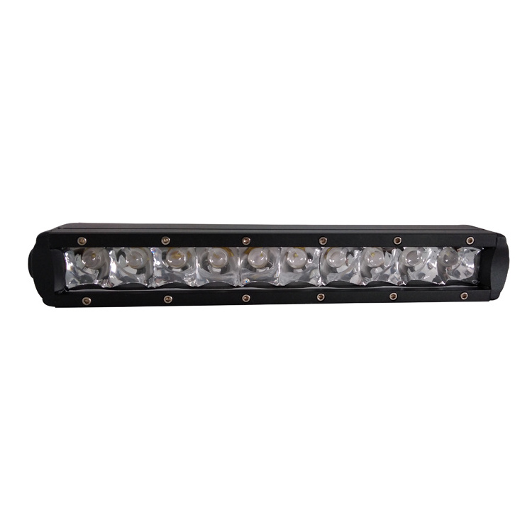 Ultra bright IP67 waterproof 10-30V 6000K Single Row LED off road light bar