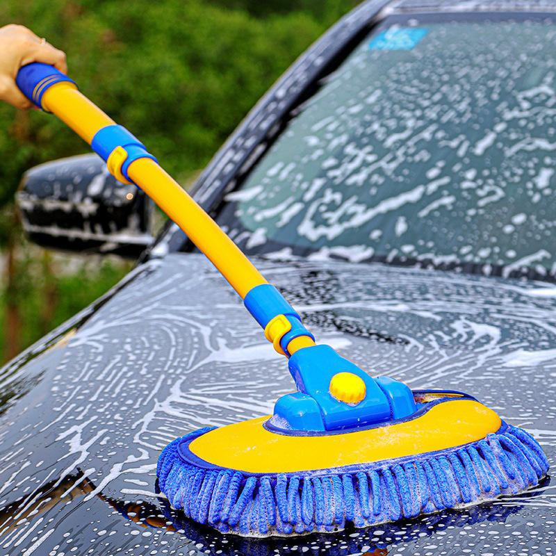 Hot-sale Car wash mop special car wash brush long handle telescopic soft brush cleaning and cleaning tool sets