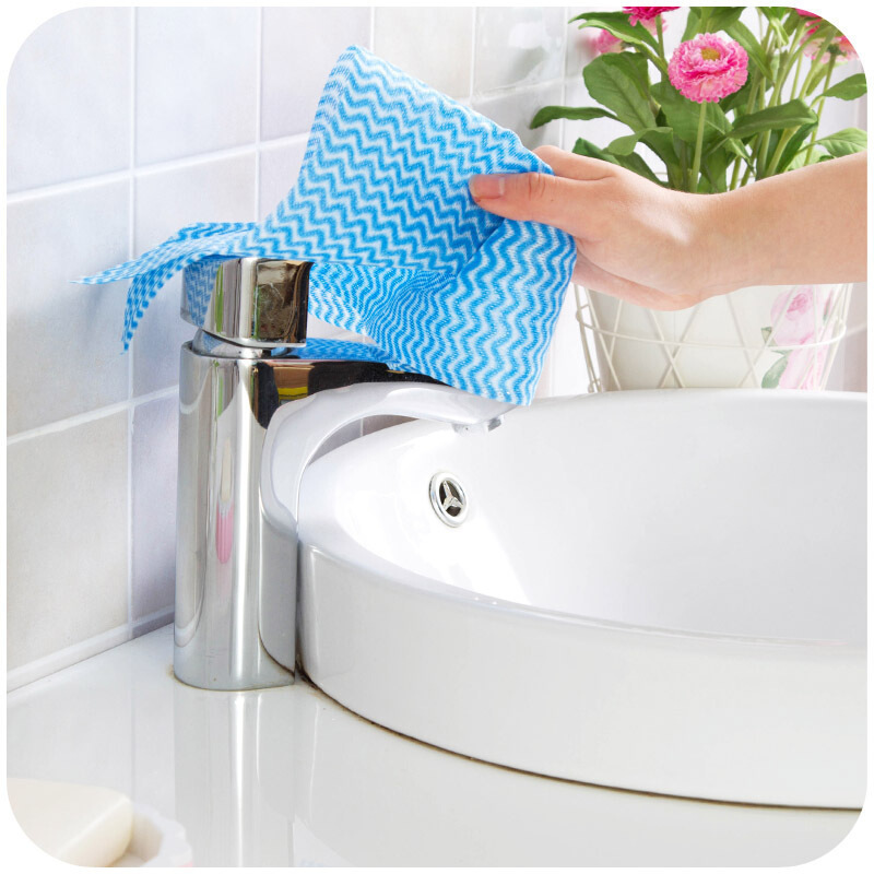 Woodpulp Roll Dish Rag Cloth Pack Kitchen Cleaning Towels Disposable Nonwoven Cleaning Cloth