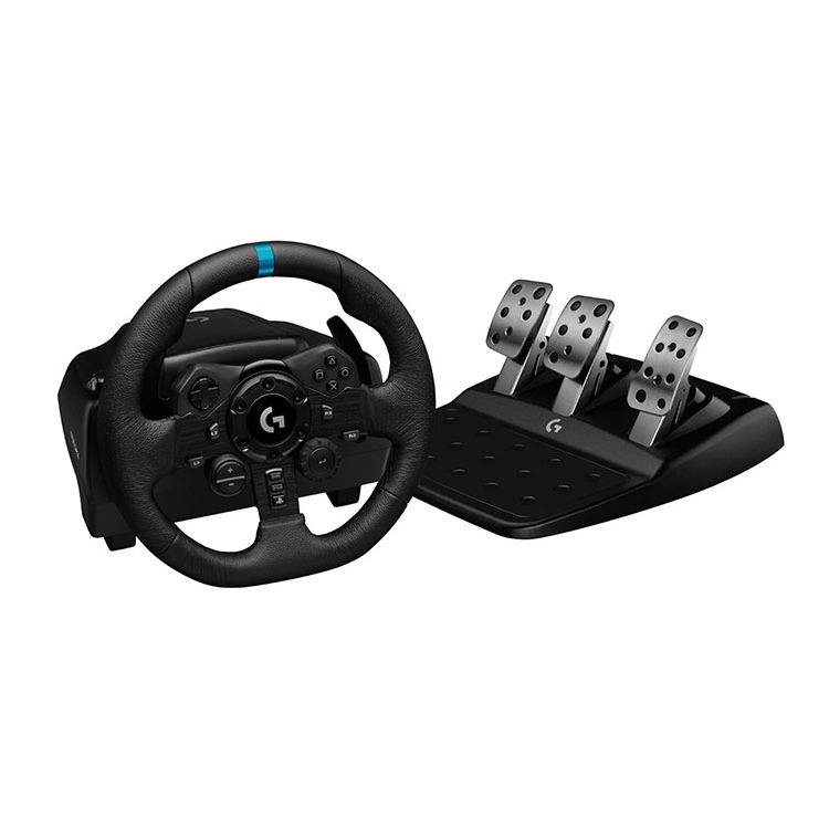 Original Volante Logitech G923 Steering Wheel PS4 PS5 Racing Simulation Game Refi Logitech G923 Racing Wheel and Pedals for PC