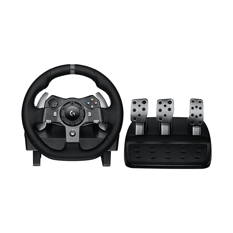 Simulador Volante Hall Pedals Dual-motor Feedback Driving Force  Racing Set Logitech G920 Racing Steering Wheel for XBox PC