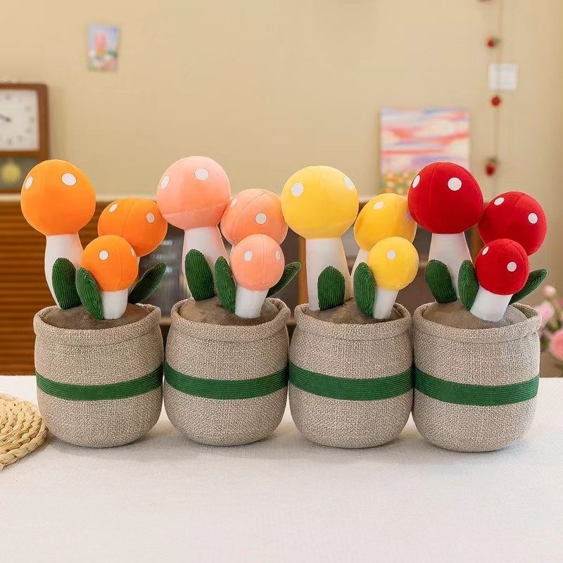 High Quality Plushie Stuffed Soft Plushies Wholesale Cute plant Plush Toys  Stuffed  Toys